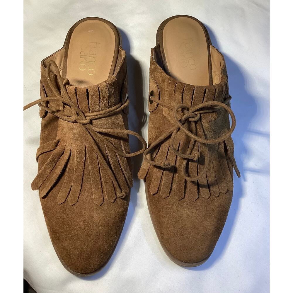 Franco Sarto women's suede mules